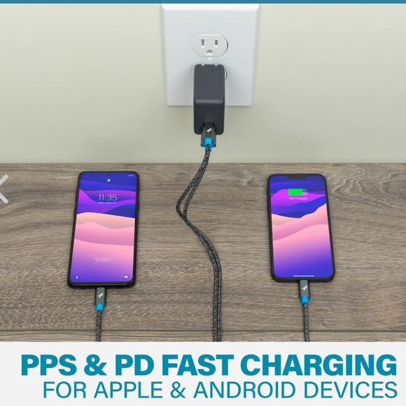 NIB nimble WALLY Wall Charger - Fast Dual Port Wall Charger 65W PD Fast Charging - Picture 6 of 9